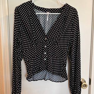 Free People Long Sleeve Blouse